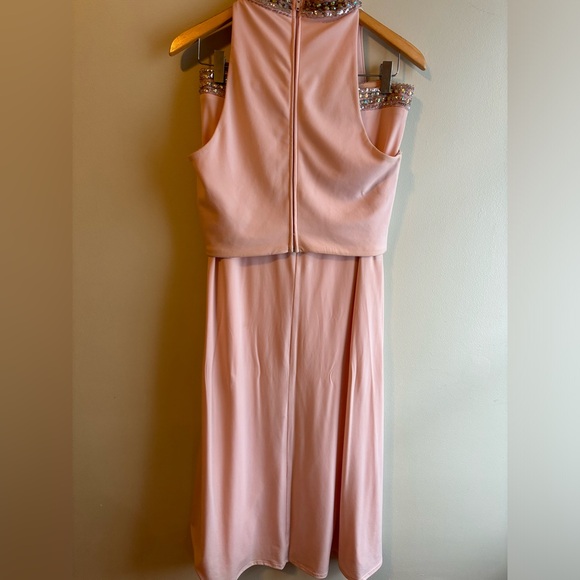 2 Piece Prom Dress Halter Style by Crystal Doll - Picture 2 of 3